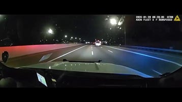 Wild police chase video shows suspect allegedly throwing chainsaw at deputies