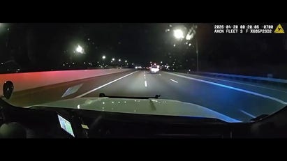 Wild police chase video shows suspect allegedly throwing chainsaw at deputies