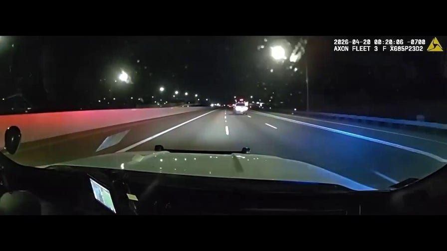 Wild police chase video shows suspect allegedly throwing chainsaw at deputies