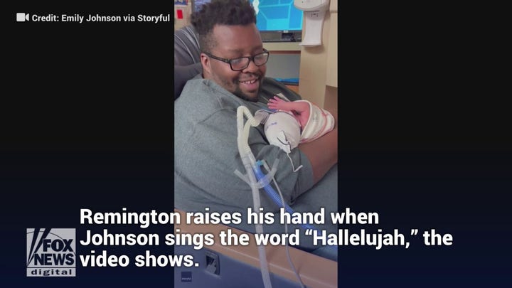 Texas father sings 'worship song' to premature son who was given 21% survival rate