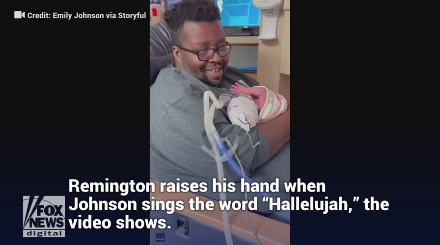 Texas father sings 'worship song' to premature son who was given 21% survival rate