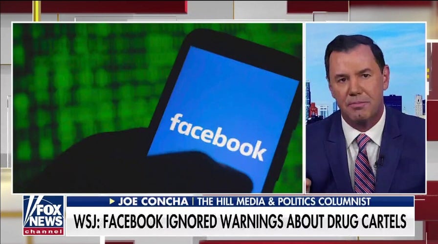 Concha: Facebook allows drug cartels to have pages but deplatforms former President Trump