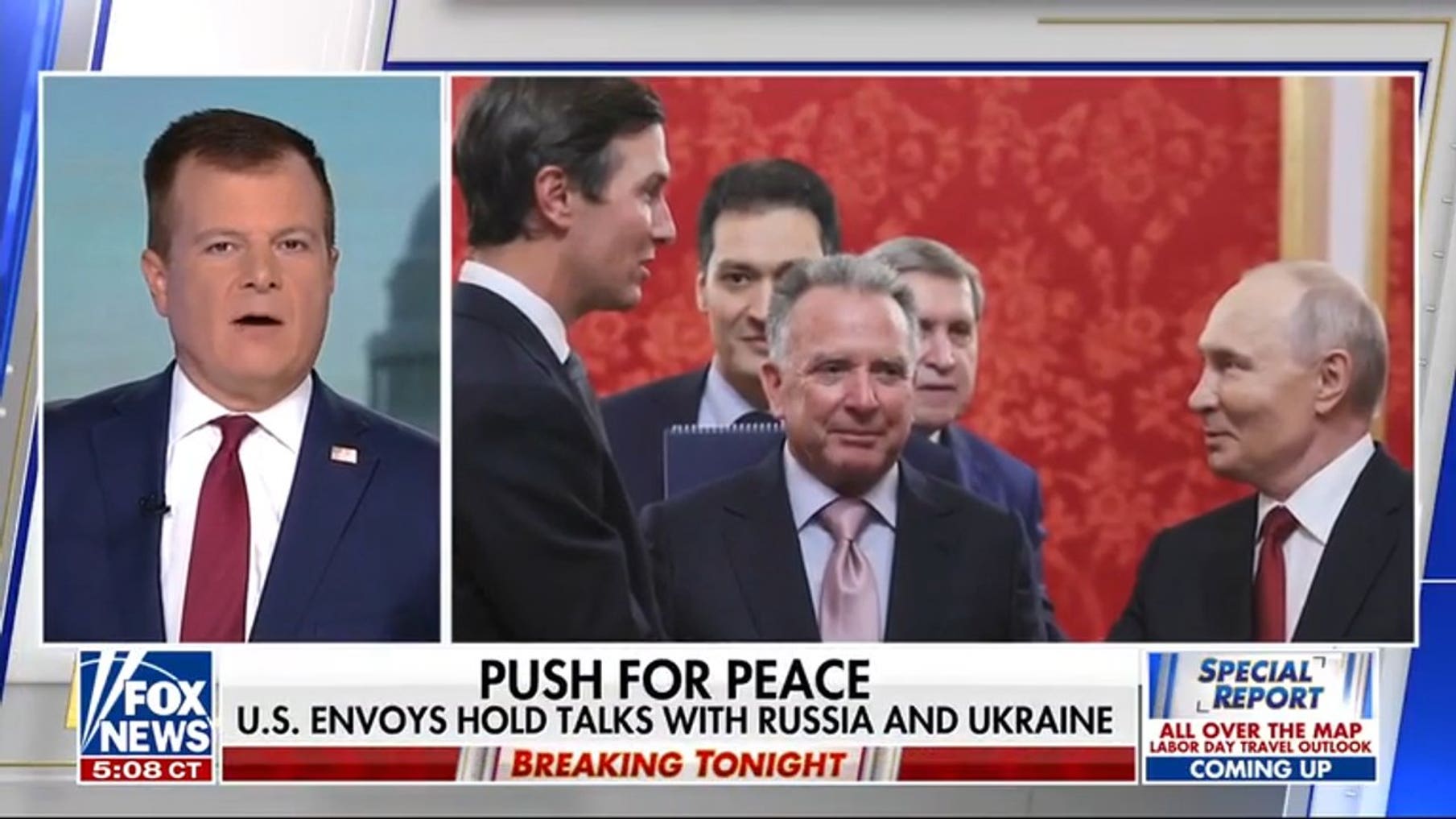 Kushner and Witkoff meet with Russian and Ukrainian presidents