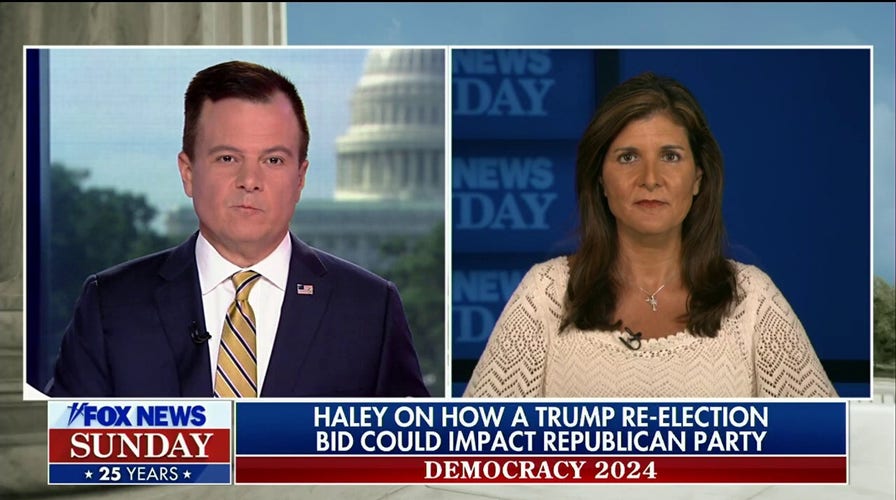 Haley pressed on potential 2024 presidential bid: 'Sometimes it takes a woman'