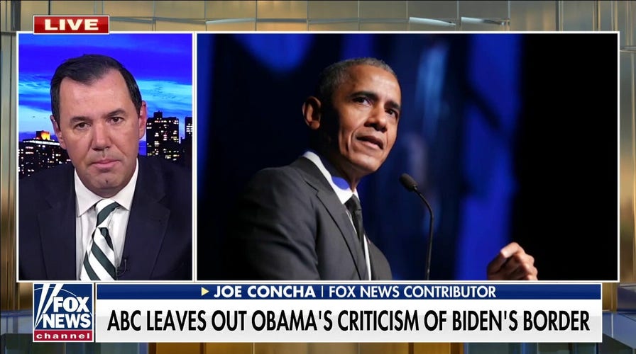 Joe Concha on ABC taking out Obama critique of Biden's border: 'Bias of omission'