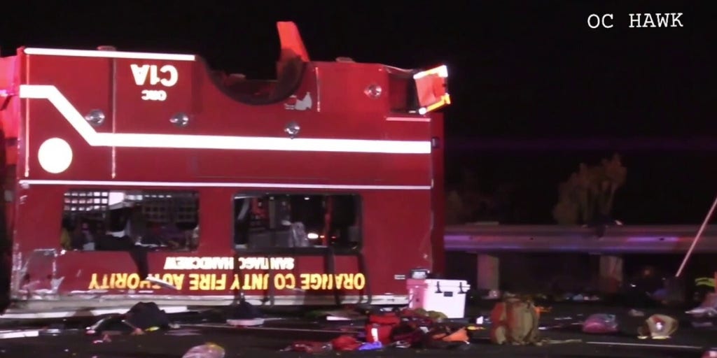 California firefighters critically injured after fire truck rollover crash