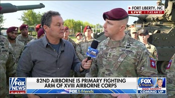 Kilmeade visits Fort Liberty, home of XVIII US Airborne Corps