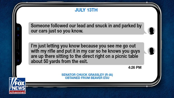 Texts reveal suspect was spotted 90 min before Trump shooting