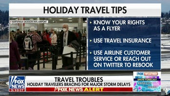 Storm delays threaten holiday plans for travelers across America