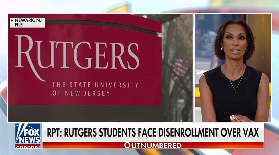 Rutgers University students face disenrollment over vaccine