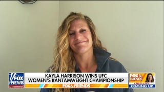 UFC champ Kayla Harrison recounts 'surreal moment' of meeting Trump after win