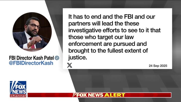 Kash Patel reacts to Dallas ICE shooting: 'It has to end'