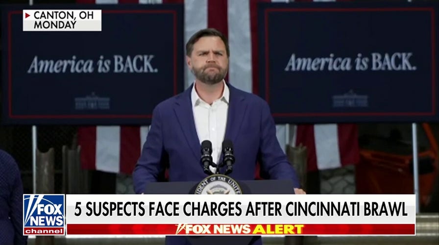 JD Vance speaks out against street violence after viral Cincinnati brawl