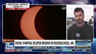 Partial eclipse begins in Russellville, Arkansas - Fox News