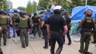 Police remove anti-Israel protester tents at UT Dallas - Fox News