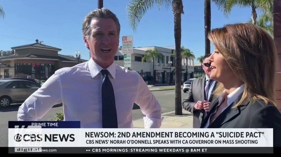 Newsom slams Second Amendment following mass shooting in Monterey Park