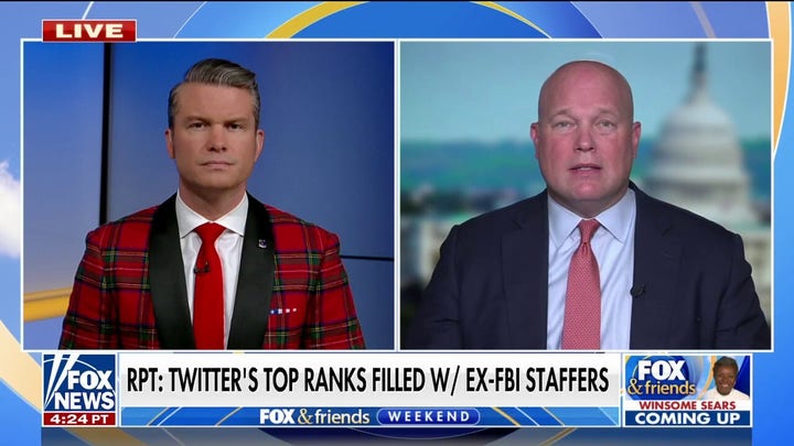 Matthew Whitaker on former FBI staffers filling Twitter's top ranks: 'This is next level'