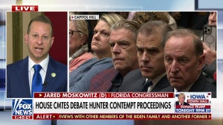 Rep. Jared Moskowitz calls out GOP 'hypocrisy' in Hunter Biden contempt hearing - Fox News
