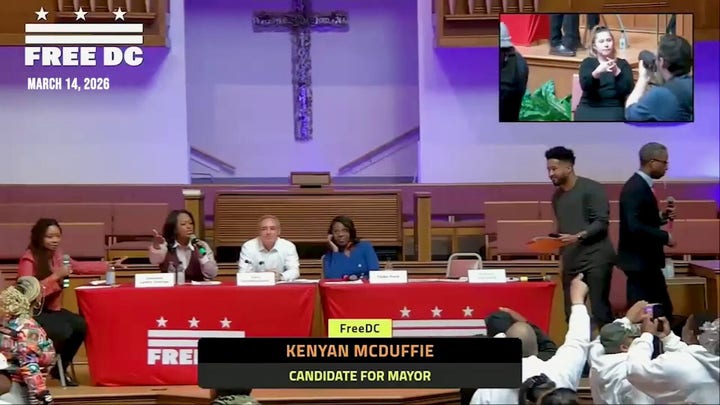 DC mayoral forum descends into chaos as race heats up to replace outgoing Mayor Muriel Bowser