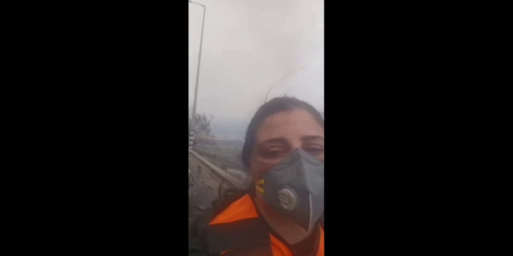 Eyewitness describes chaotic scenes from Thursday's wildfire in Israel