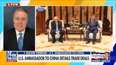 David Perdue discusses Trump's new China trade commitments amid renewed relations