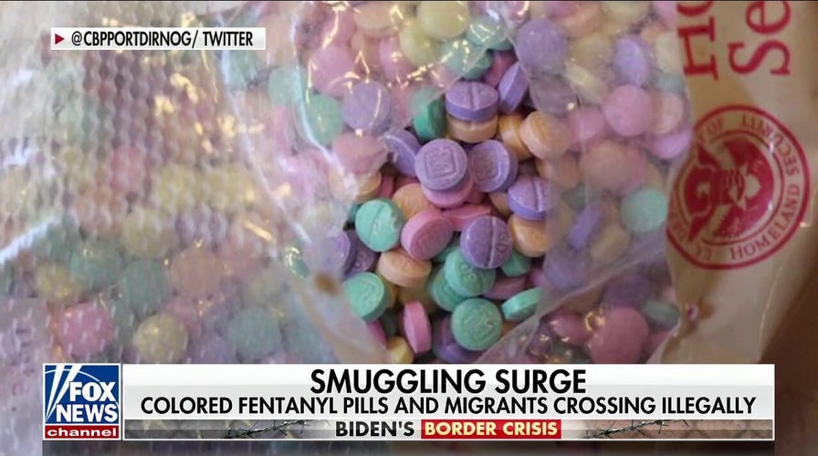 Border crisis: Rainbow fentanyl pills resembling candy seized