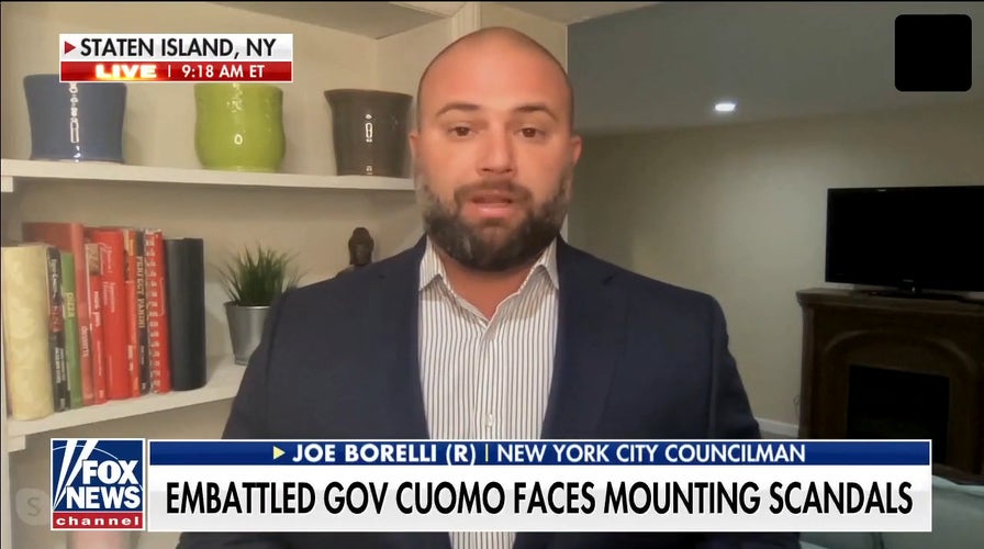 NYC Councilman Joe Borelli predicts accountability for 'TV tough guy' Cuomo
