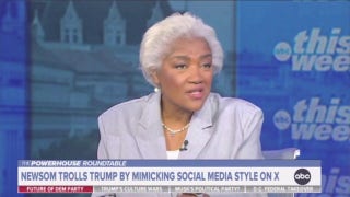 Donna Brazile dismisses Gavin Newsom's social media mimicking of Trump