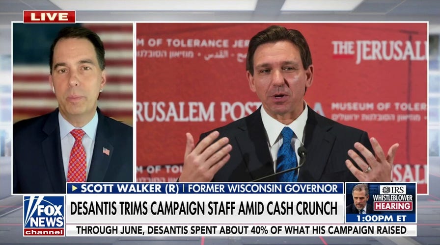 Scott Walker on DeSantis campaign: Having a great track record as governor is not enough