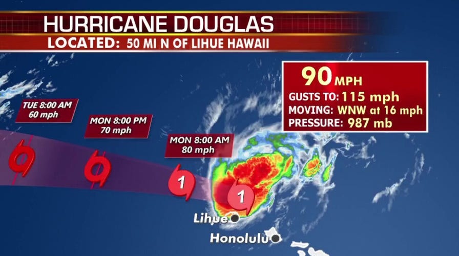 National forecast for Monday, July 27: Tracking Hurricane Douglas