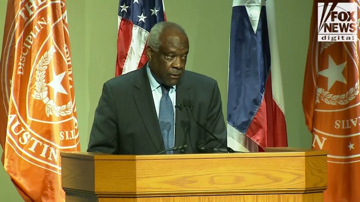 El juez Clarence Thomas da una charla en la Universidad de Texas Austin 250.º aniversario de Estados Unidos, parte 2
