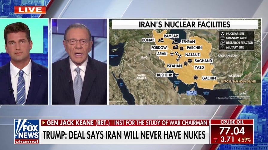 Gen Jack Keane: I don't have a lot of faith in Iran