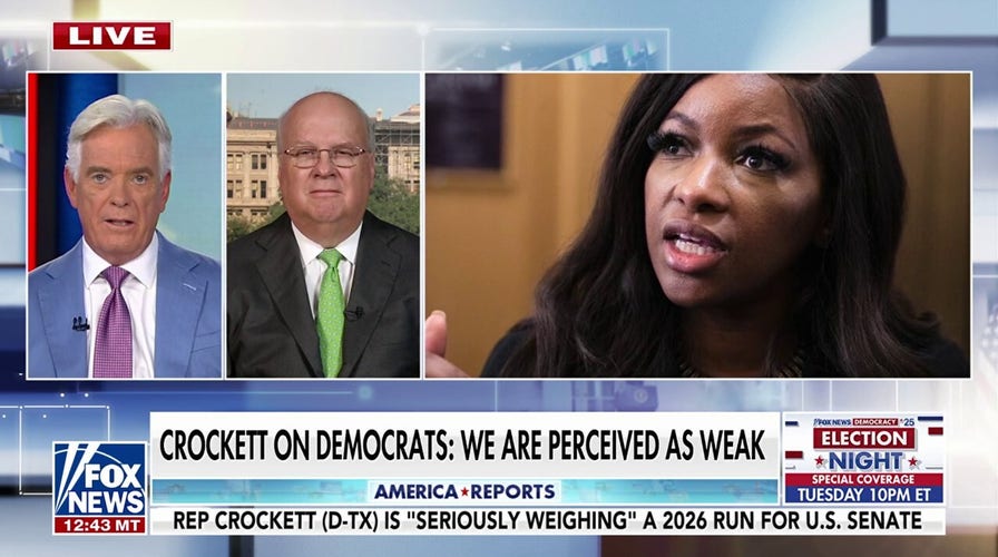 Karl Rove: Jasmine Crockett is ‘kidding herself’ if she thinks she’ll win the Senate