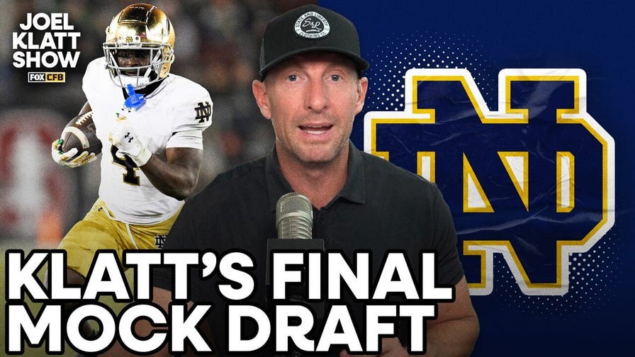 Jeremiyah Love in Joel Klatt's final mock draft 🏈 Joel Klatt Show