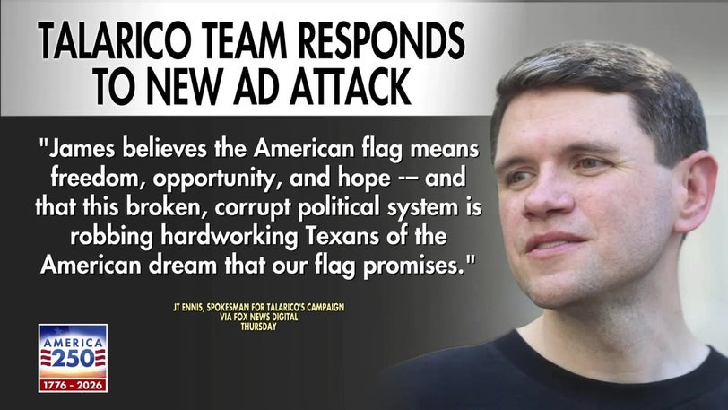 GOP PAC slams Texas Democrat James Talarico over 'hates America' comments about American flag