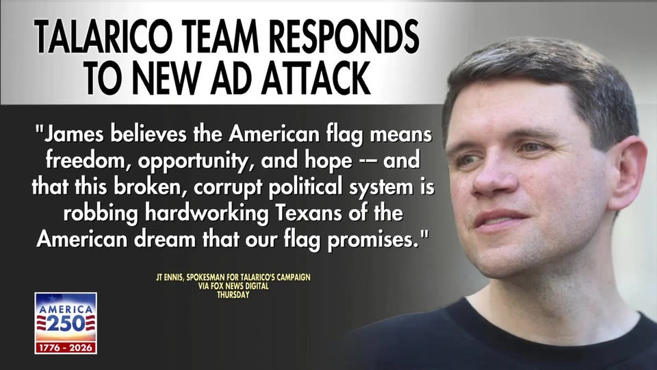 GOP PAC slams Texas Democrat James Talarico over 'hates America' comments about American flag