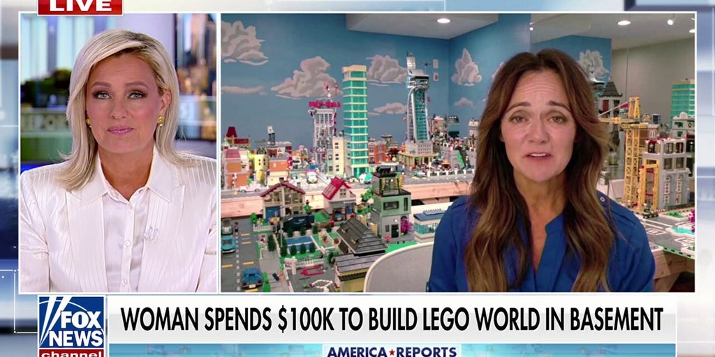 Woman spends $100K to build LEGO lair in basement, says it's 'such a great way to disconnect'