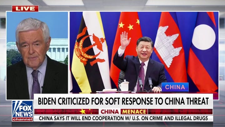 Newt Gingrich: We should be angry at China