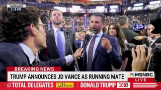 Donald Trump Jr. spars with MSNBC reporter at GOP convention: 'Get out of here' - Fox News
