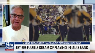 Retiree fulfills lifelong dream of joining LSU marching band