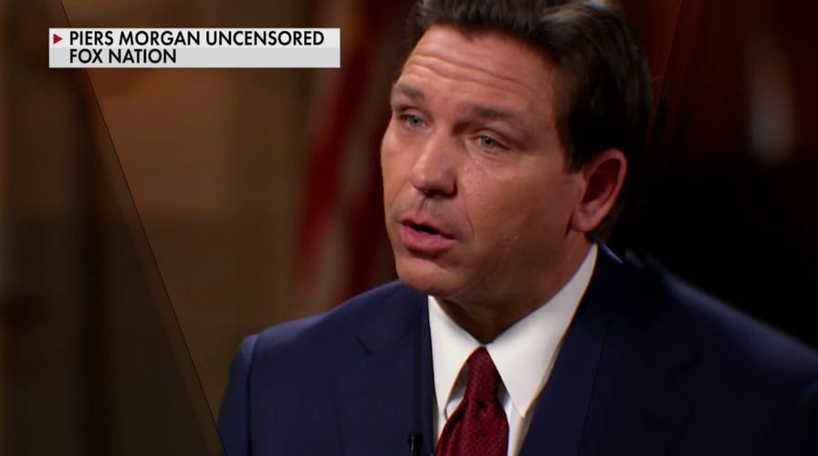 Gov. Ron DeSantis tells Piers Morgan he thinks Putin is 'a war criminal.'