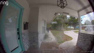 Doorbell camera captures bullets hitting home