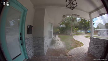Doorbell camera captures bullets hitting home