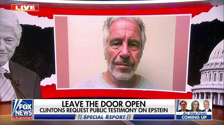 The Clintons request public testimony on Jeffrey Epstein connections