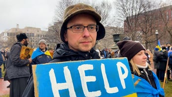 WATCH NOW: Ukraine supporters: Hundreds gather outside White House, demand Biden impose tougher sanctions on Russia