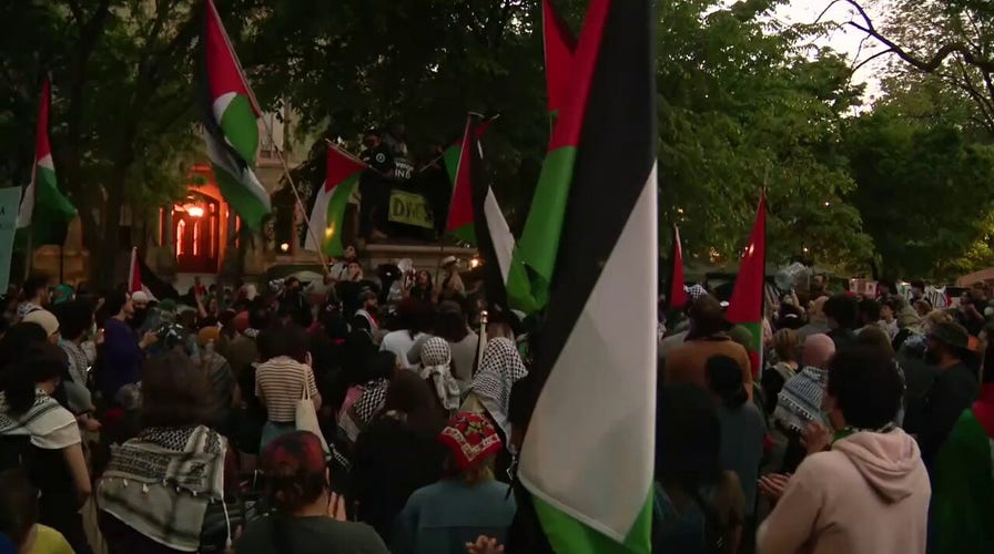 UPenn student protesters rally at pro-Palestinian encampment