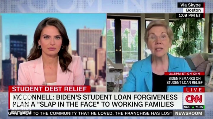 Elizabeth Warren: Student debt handout 'good' for economy