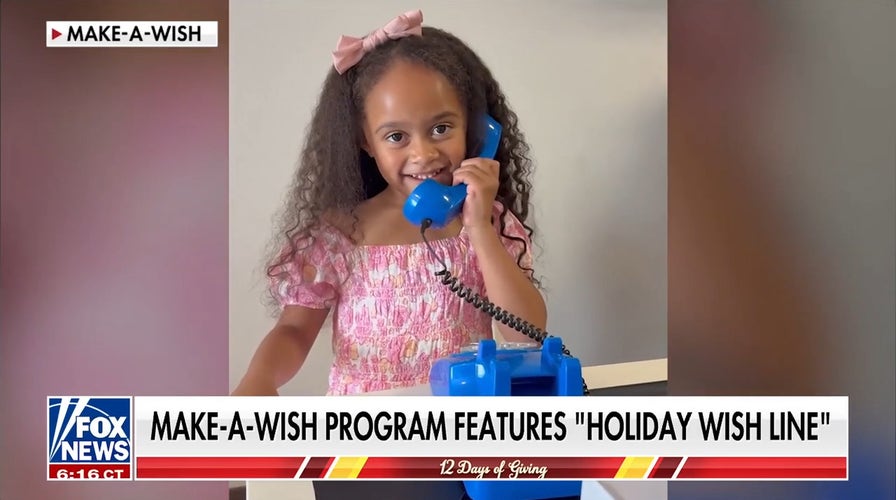 Make-A-Wish launches 'Holiday Wish Line' campaign to support critically ill children