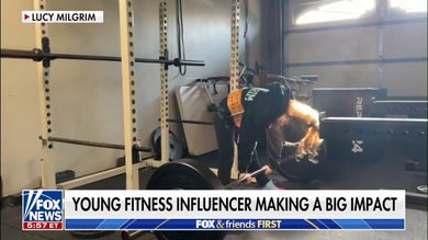10-year-old powerlifter inspires kids to get active