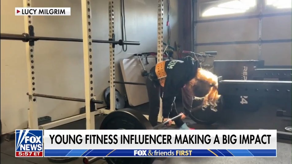 10-year-old powerlifter inspires kids to get active